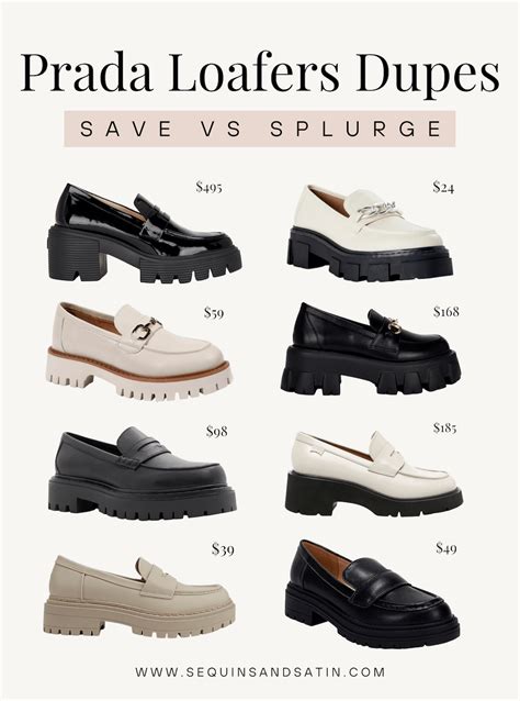 prada loafer dupes|fila prada look alike.